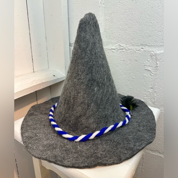 Bavarian Traditional German Type Oktoberfest Traditional Felt Hat Feather Gray - Picture 3 of 10